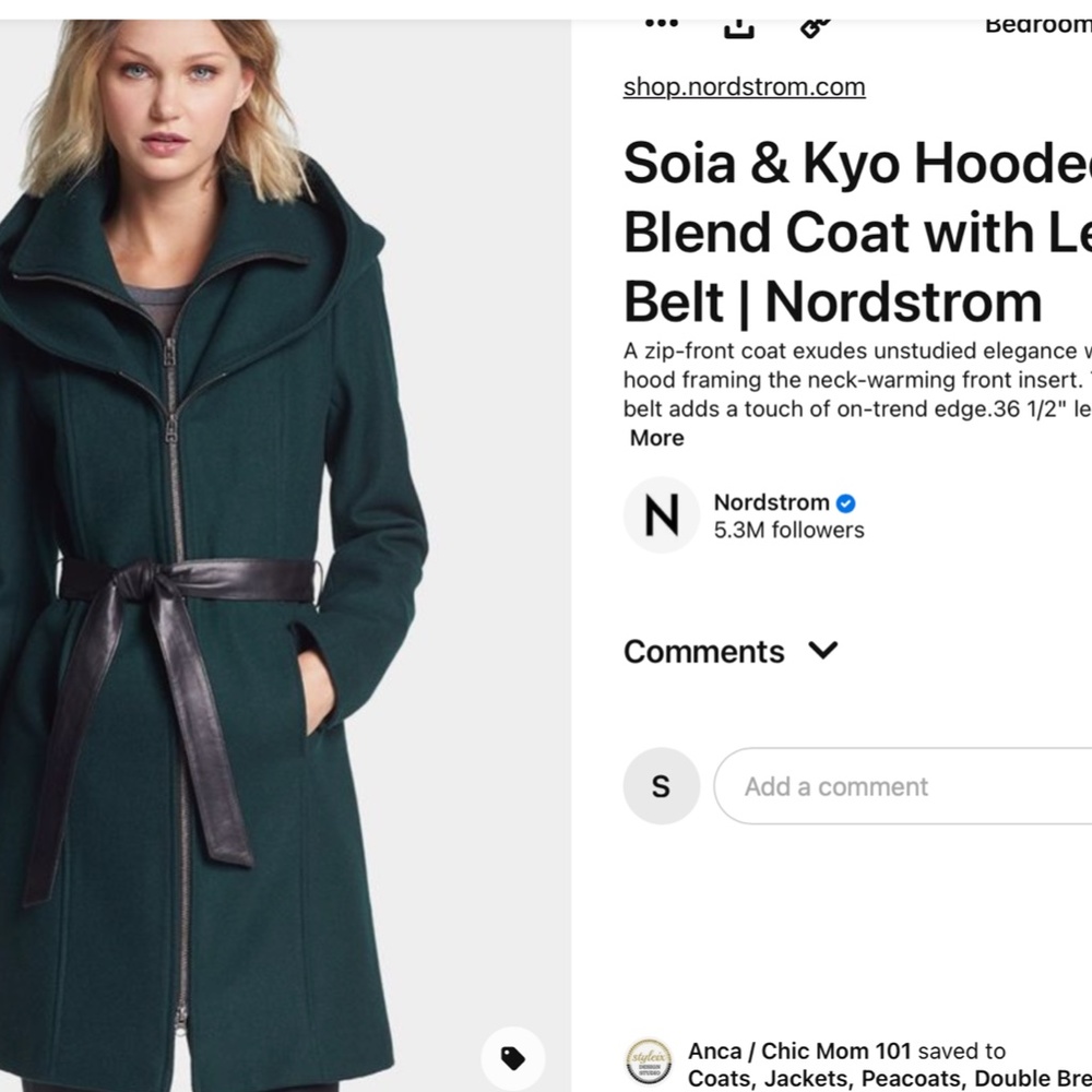 Designer Winter Wool Coat